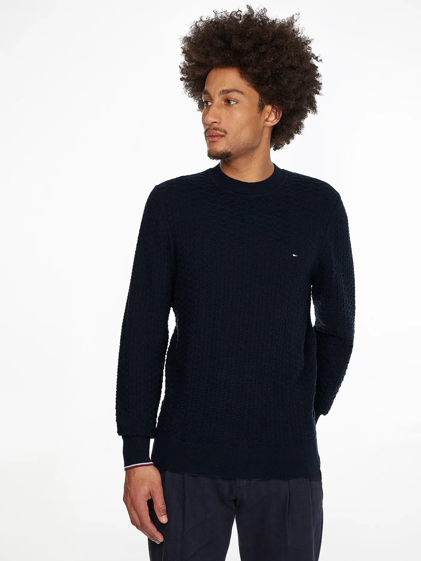TOMMY HILFIGER | Pullover | blau